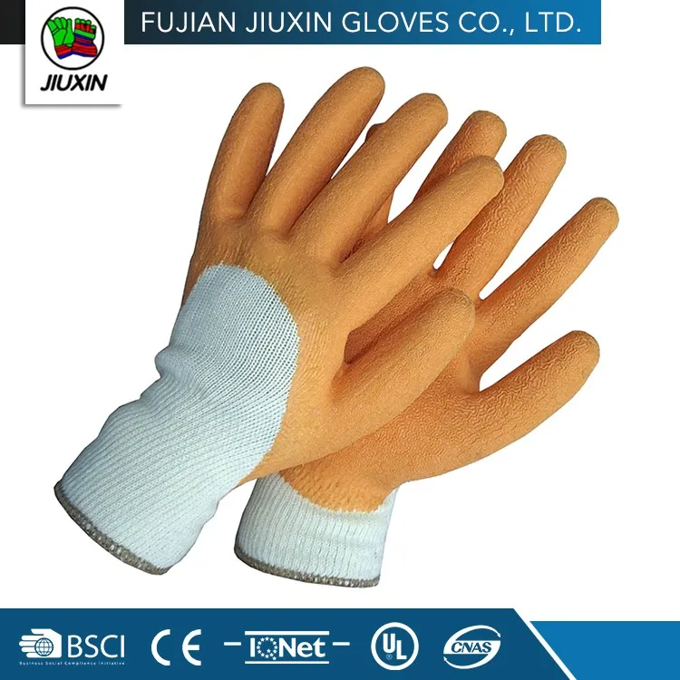 The latest natural rubber gloves high quality industry working latex gloves