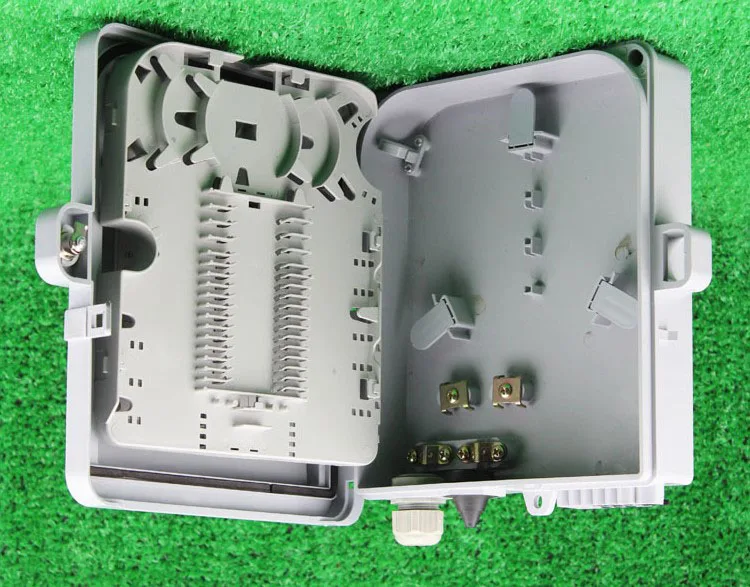 Waterproof Mini FTTH Fiber Optic Joint Box for 12pcs Adapter or 1pcs 1x8 LGX Optical Splitter
