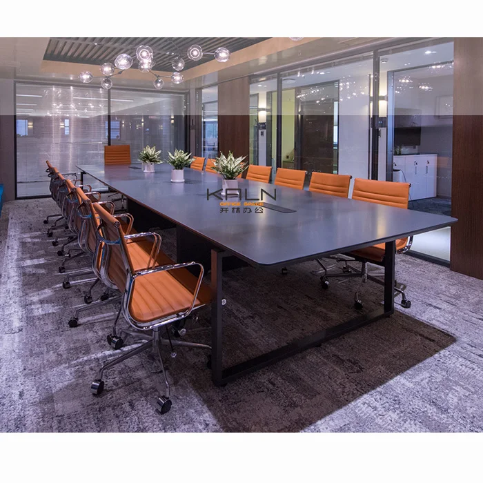 Conference room table and chairs sets high quality office furniture office assembly table large size commercial meeting desk