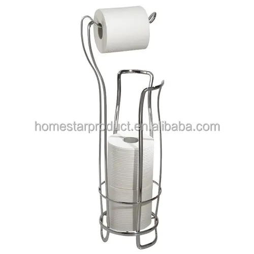 toilet tissue holder, Free Standing Toilet Paper Roll Holder for Bathroom Storage, Free Standing Toilet Paper Holder for Bathroo