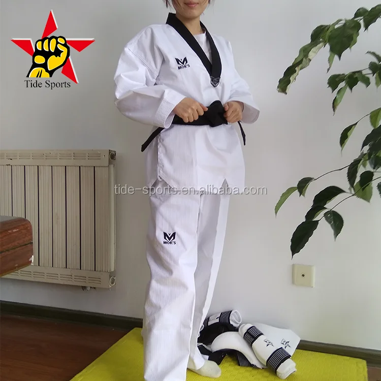 Promotional Cheap Taekwondo Training Clothes Custom Logo  Taekwondo Suits