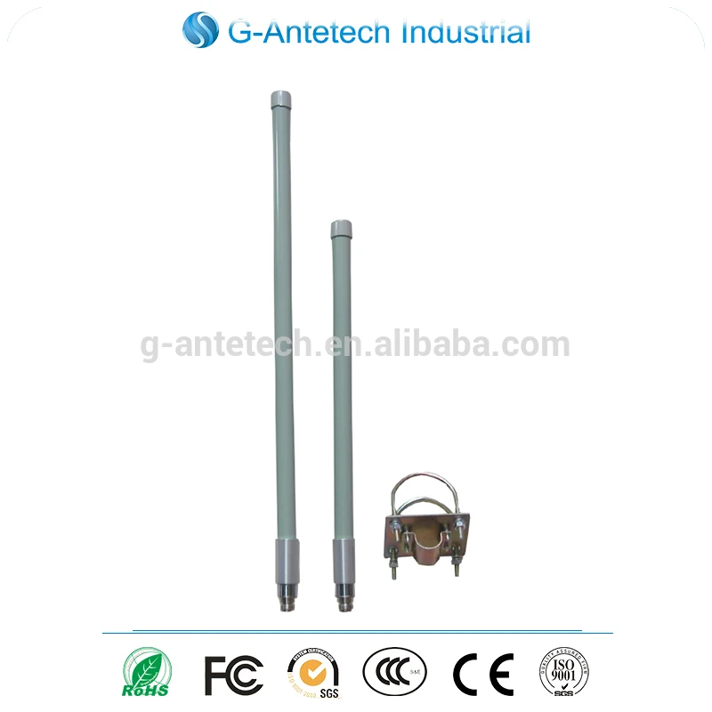 Good price high gain waterproof 850MHz 10db Fiberglass gsm base station antenna for Point to Multipoint System