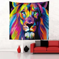Promotion Fast Delivery Corlourful Animals Designs Wall Tapestry