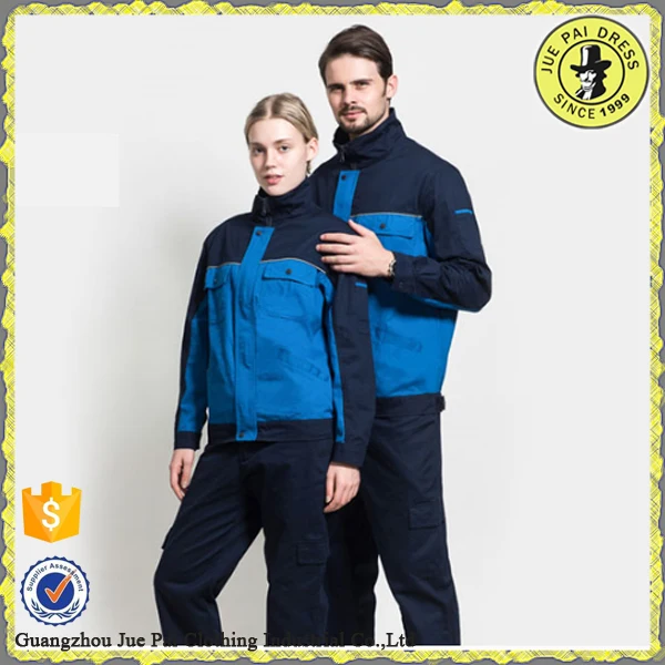 Winter Jacket And Pants Workwear For Factory Worker Uniform
