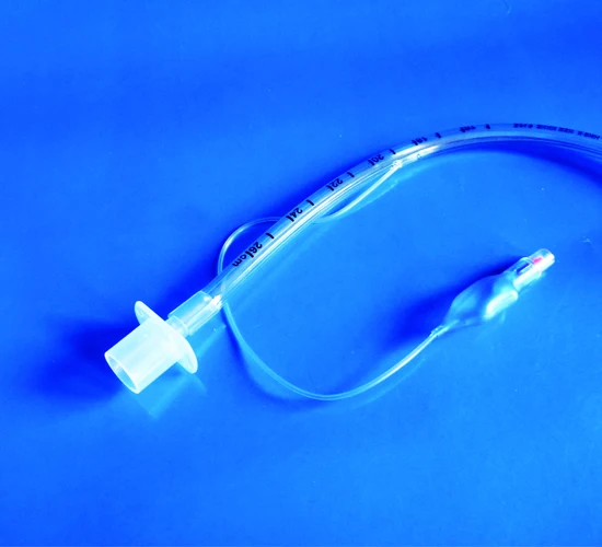 Disposable PVC/Silicone Endo tracheal Tube for medical use
