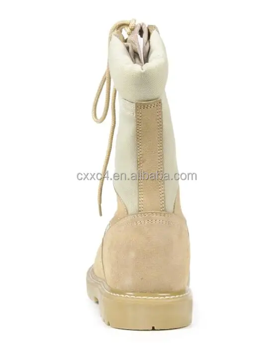 Suede Tactical Boots with Rubber Panama Sole Desert Boots