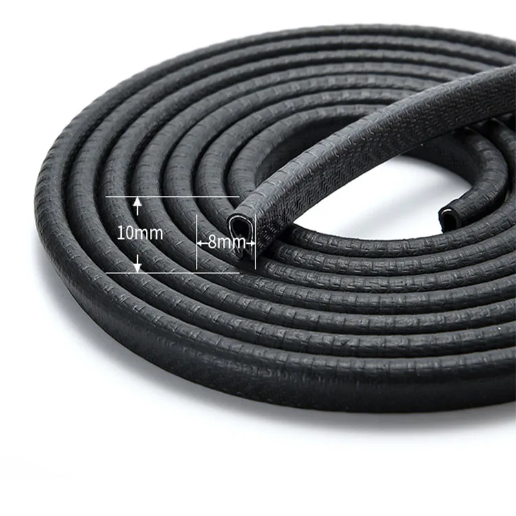 
4.5m Door Edge Rubber Trim Steel Insert Weather Strip Air Seal For Car Boat Van 