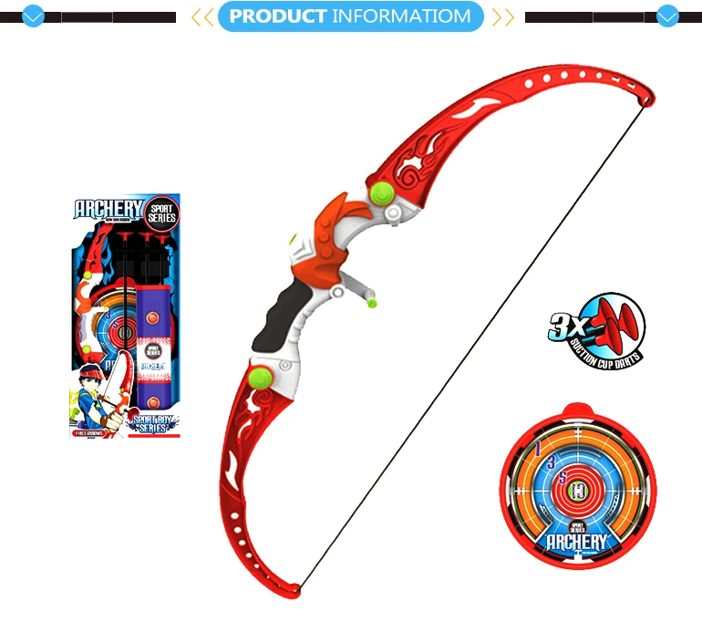 Children toy set plastic bow and arrow for kids