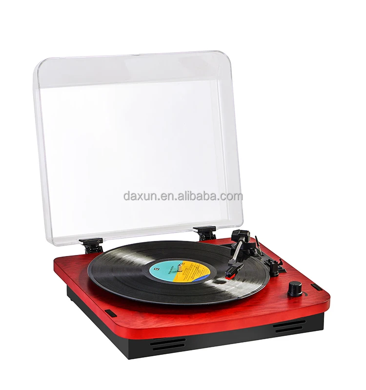 Wooden vinyl record player turntable wholesale