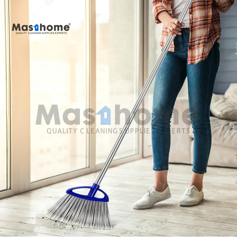  Masthome значение 3-секции прямой сталь угла ручки набор веник и совок для крытой