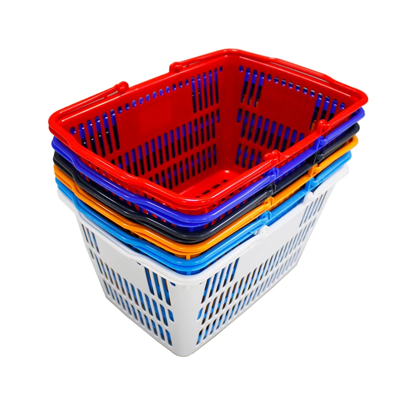 
Recycled Pp Customized Folding Mesh Shopping Plastic Basket Trolleys With Handles 