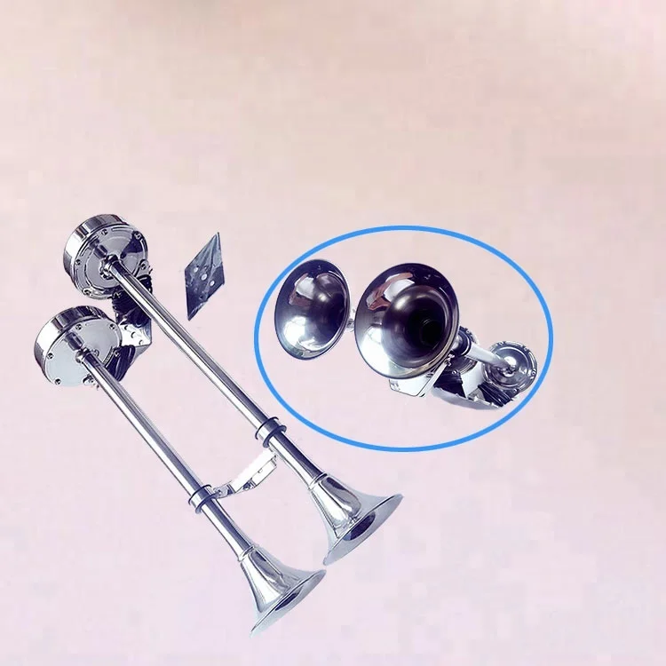 Factory price wholesale marine dual trumpet air horns for boat