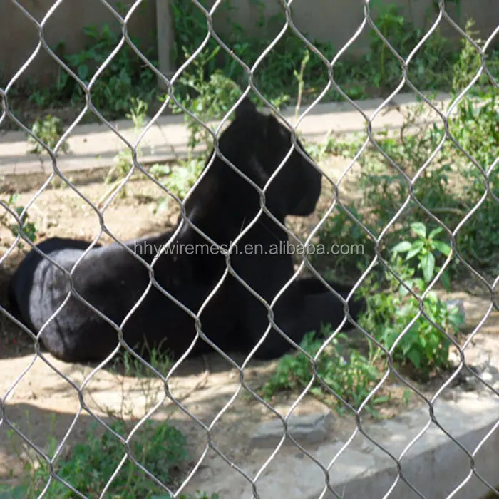 Сетка для животных из зоопарка, сетка из феррированного кабеля, сетка для обезьяны и тигра, сетка из нержавеющей стали, сетка из проволоки, плетеная простая сетка