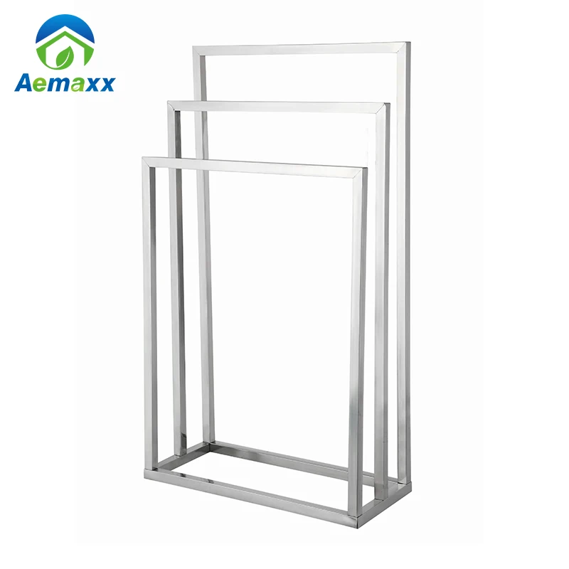  Превосходное качество лестница из нержавеющей стали стойка для полотенец ванной комнаты