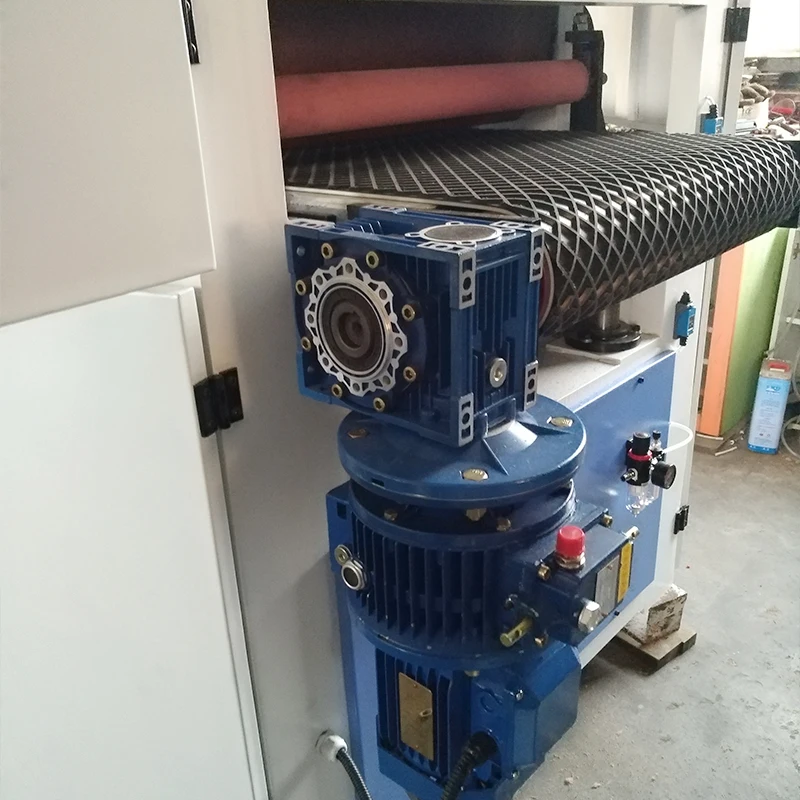 Wood thickness planer belt sander machine drum wood sanding machine