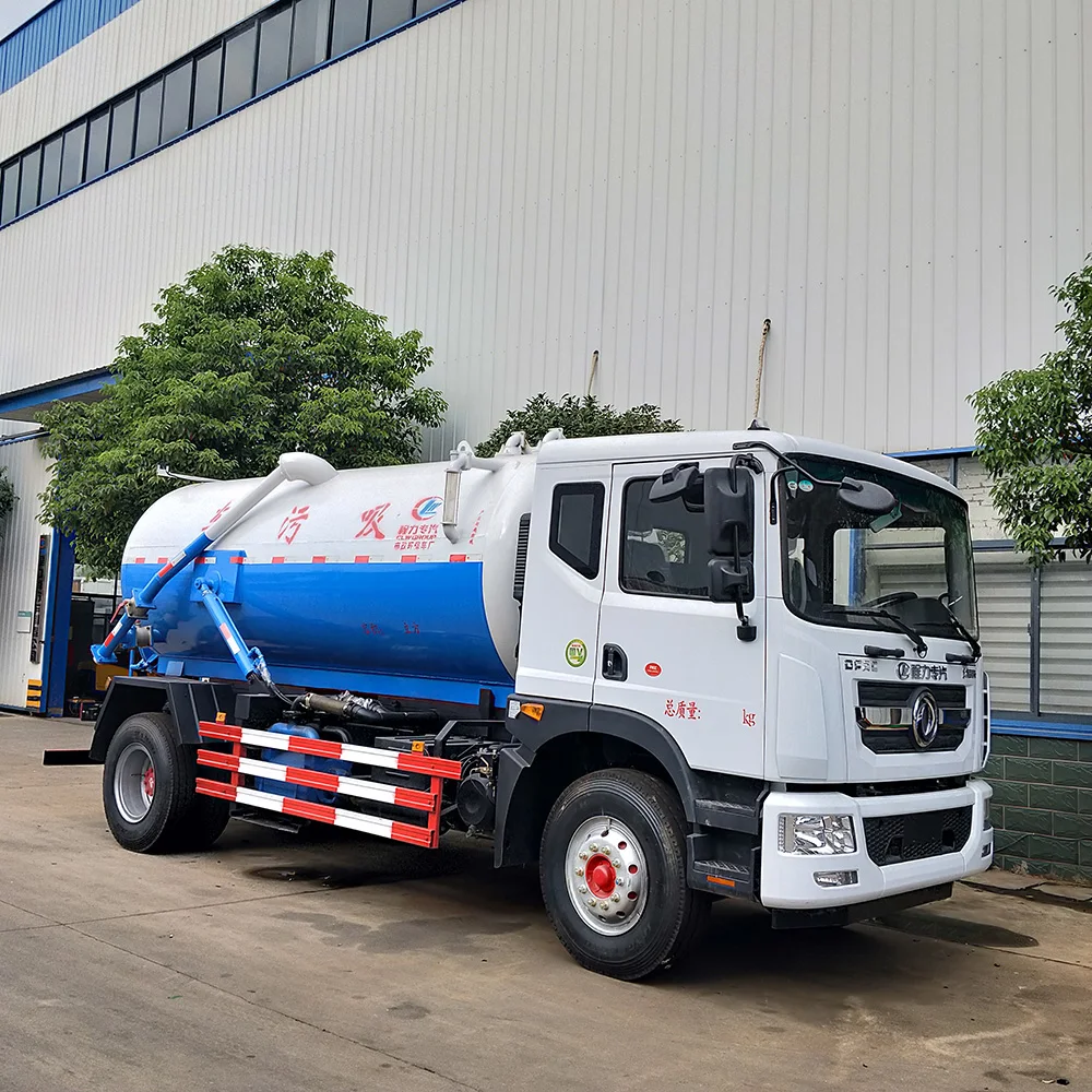 small 4 ton dongfeng vacuum sewage truck for sale