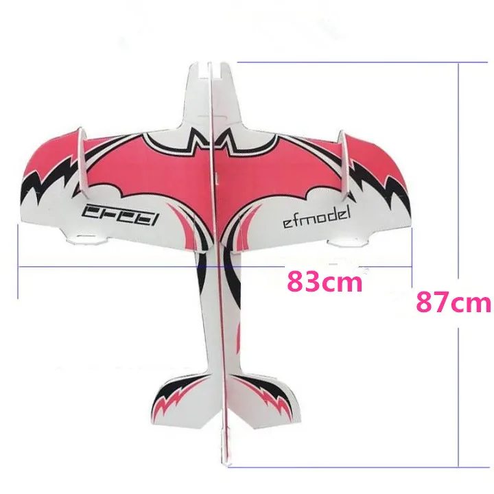
Amazon Hot Selling RTF/KIT 830mm Wingspan epp foam board for stunt 3D RC plane F3P aircraft 