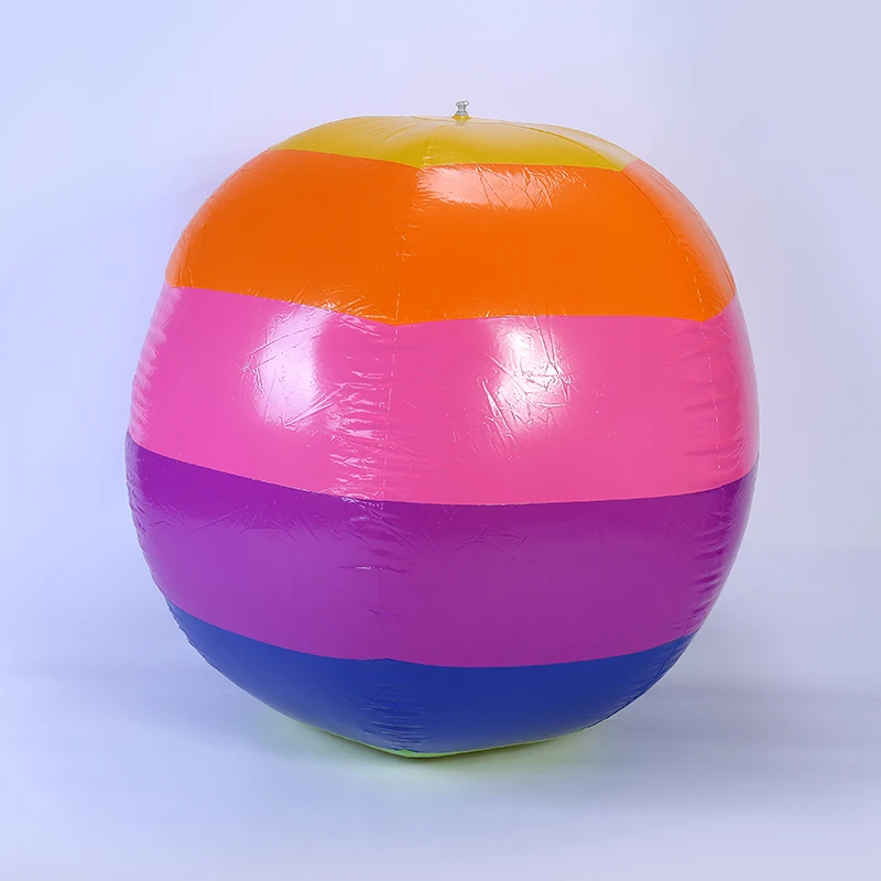 
Inflate mega jumbo pink custom color logo beach ball 