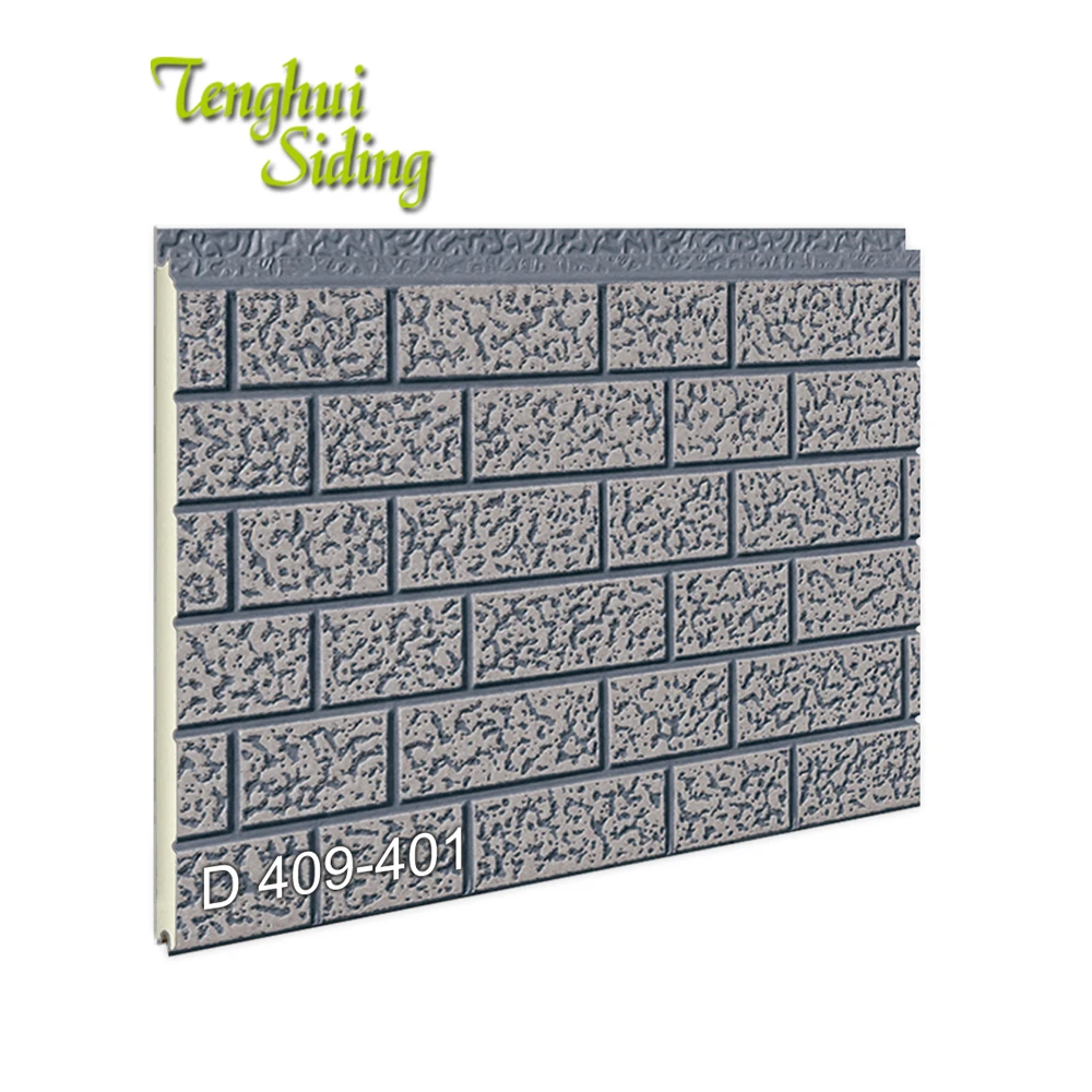 Wall Warming Board Polyurethane Foam Thermal Insulation External Facade Panel.