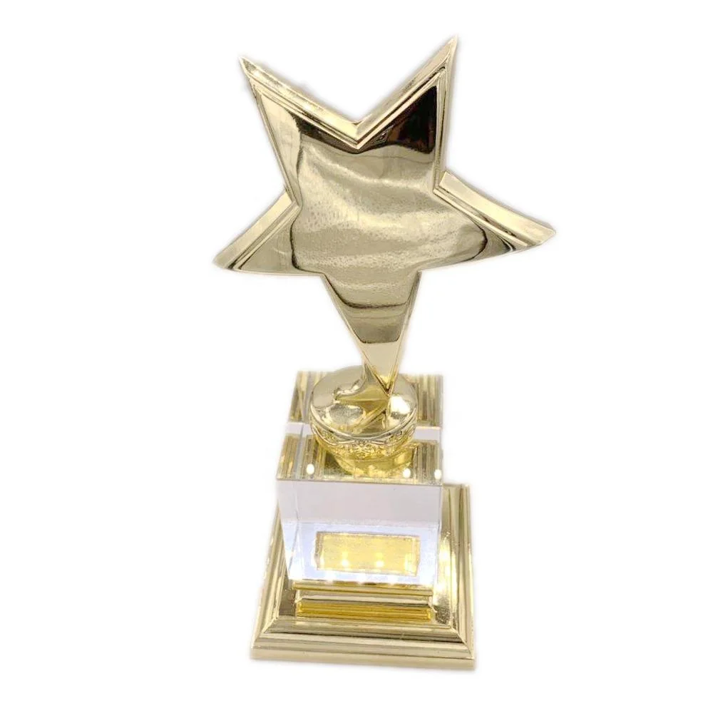 Hypercrafts Custom Metal Champions Large Big Trophies Awards Gifts Blank star Trophy