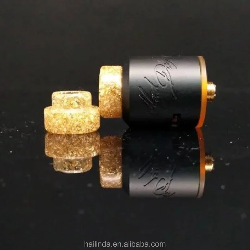 Newest 810 Large Diameter dollar resin e cig RDA RBA drip tip for kennedy\mad dog\528
