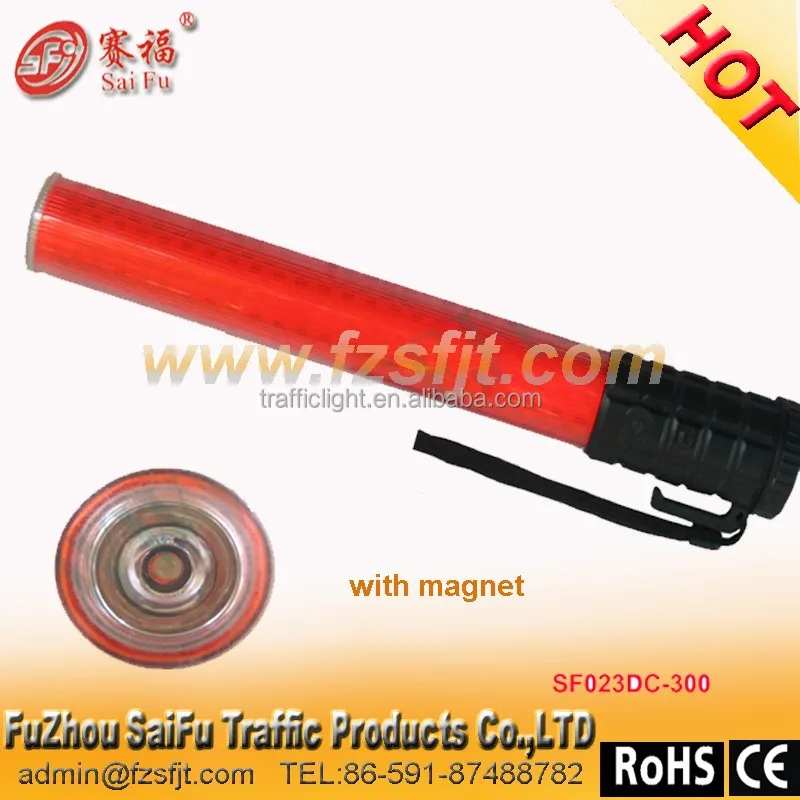 Security Traffic signal Flashing and High Reflective Red LED Baton or Wand Magnet