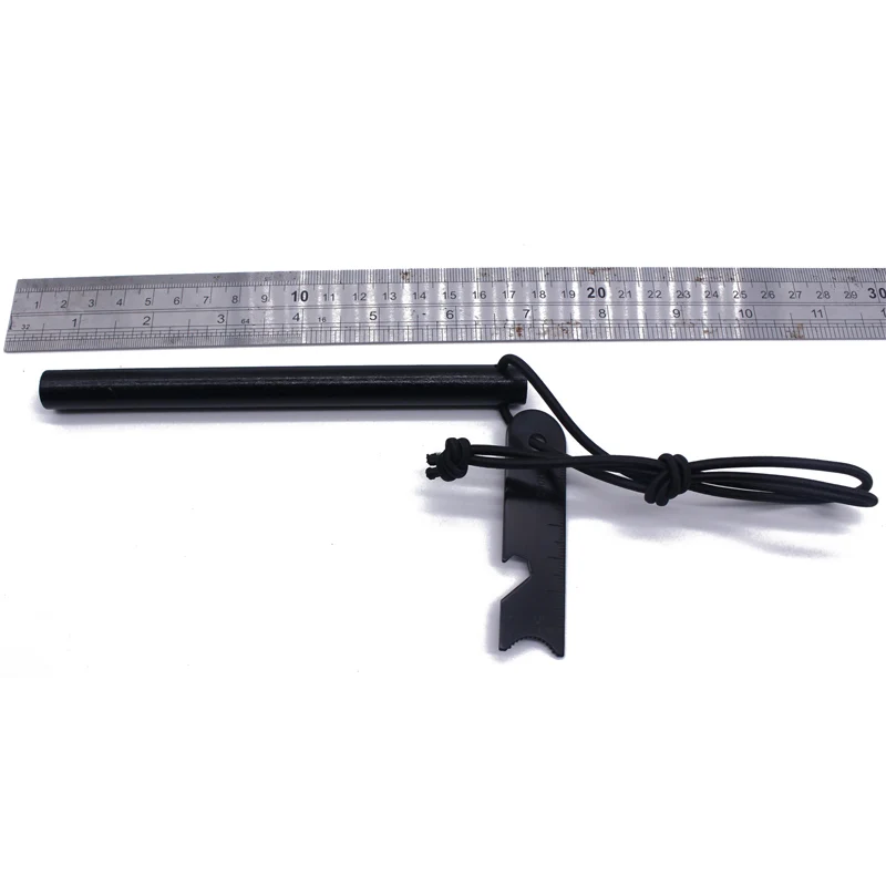 12.7*152mm Wholesale Custom Camping Survival Firesteel Magnesium Flint with Ferro Rod Striker