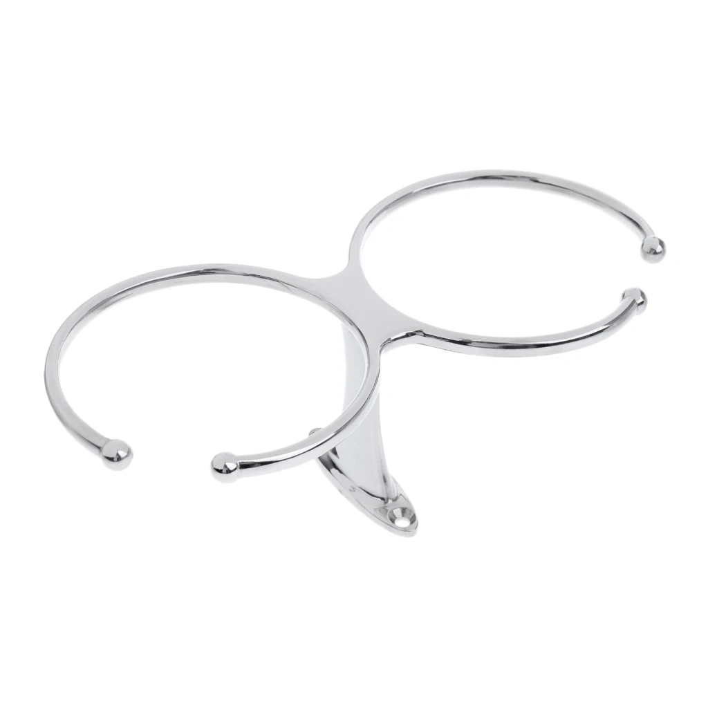 Fishing Bass Boat Marine Yacht RV Silver Stainless Steel Ring Cup Drink Holder