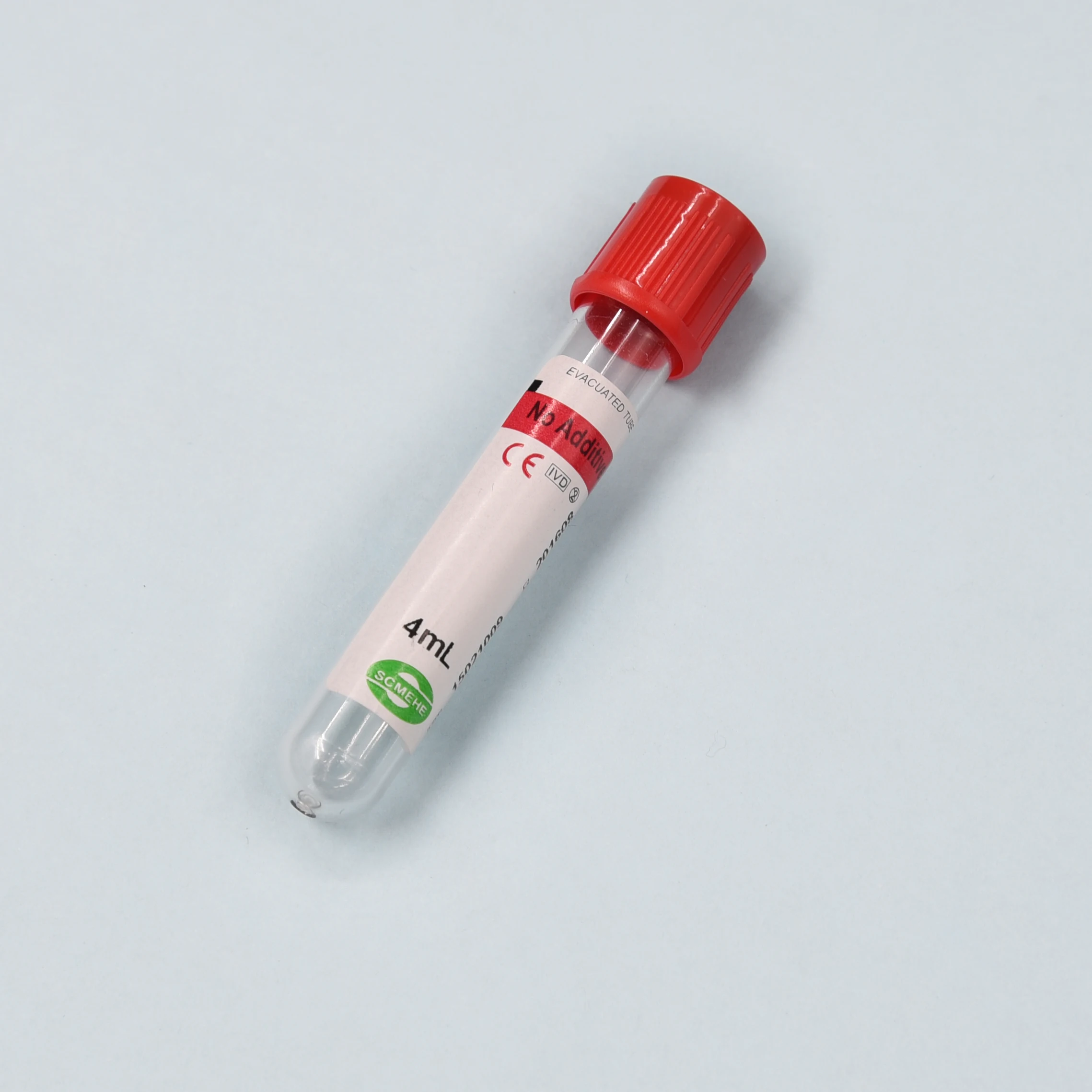 Medical PET or glass plain gel EDTA no additive vacuum blood collection tube