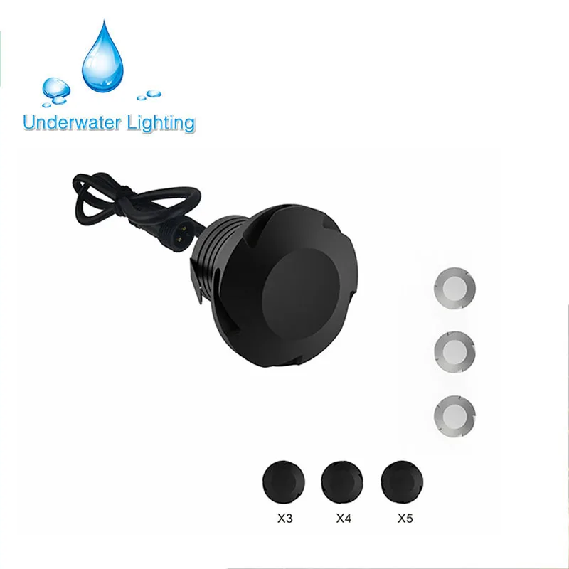 
IP67 Outdoor Side Emitting 12V 3W Led Buried Inground Lamp Recessed Underground Light for Path Garden  (60754464092)