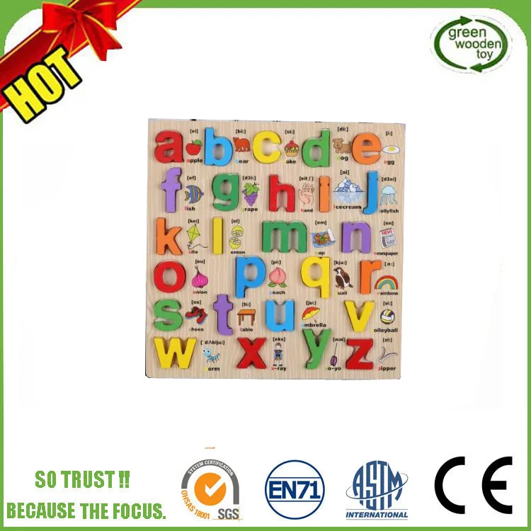 
Wooden Alphabets Puzzle Board 
