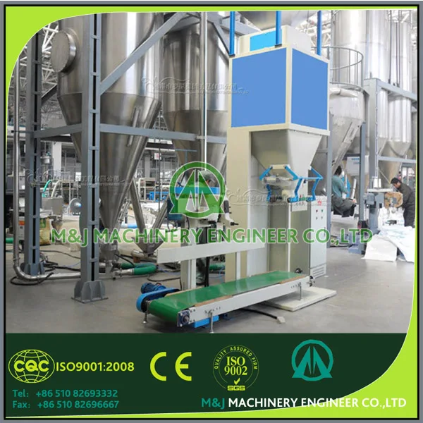 machine repacking nuts into 5kg bag