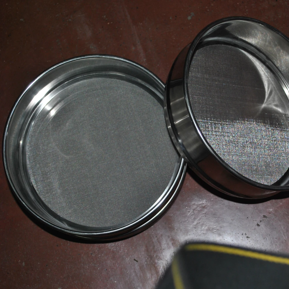 0.02mm to 3mm holes Stainless Steel Lab Standard Soil Test Sieves