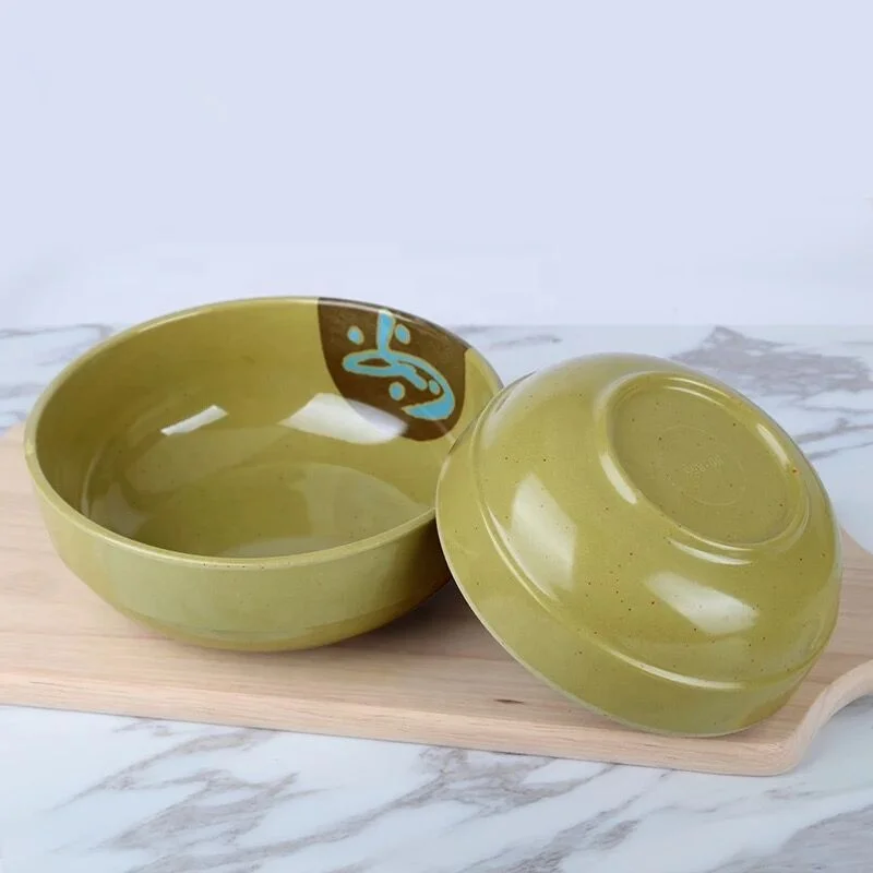 Melamine korean noodle soup rice bowl sets