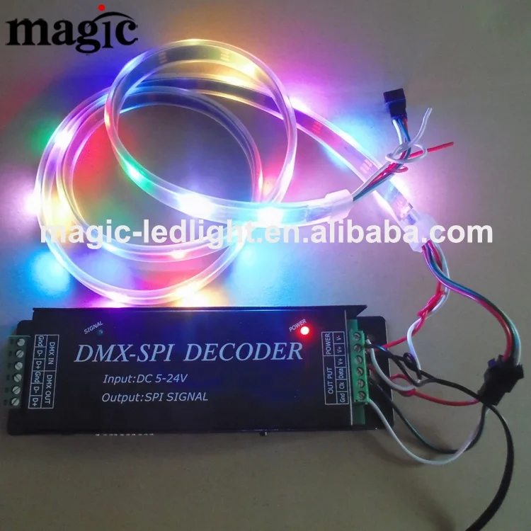 SK6812 RGB 5V 12V 24V WS2812B WS2811 DMX200 DMX SPI