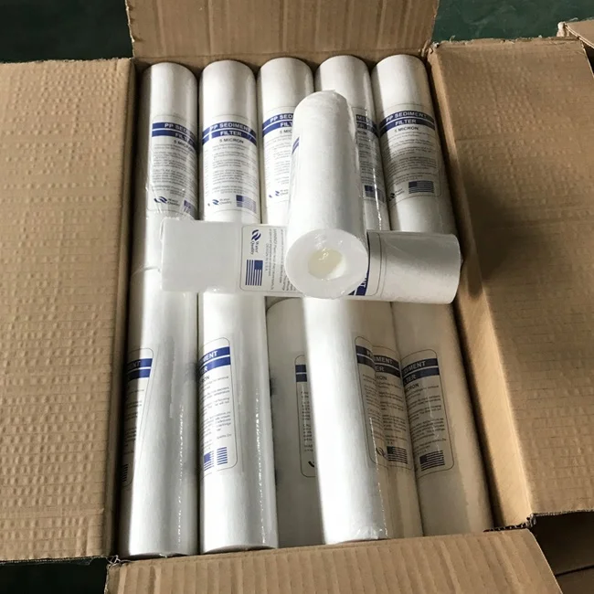 1 & 5 micron pp sediment filter cartridge For Waste Water Treatment Plant