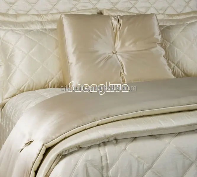 Супер мягкий комплект постельного белья из 100% шелка тутового шелкопряда с шармёзным шелковым