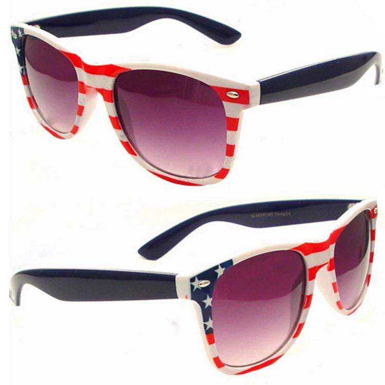 American flag  2021 USA fashion polarized  promotional sunglasses