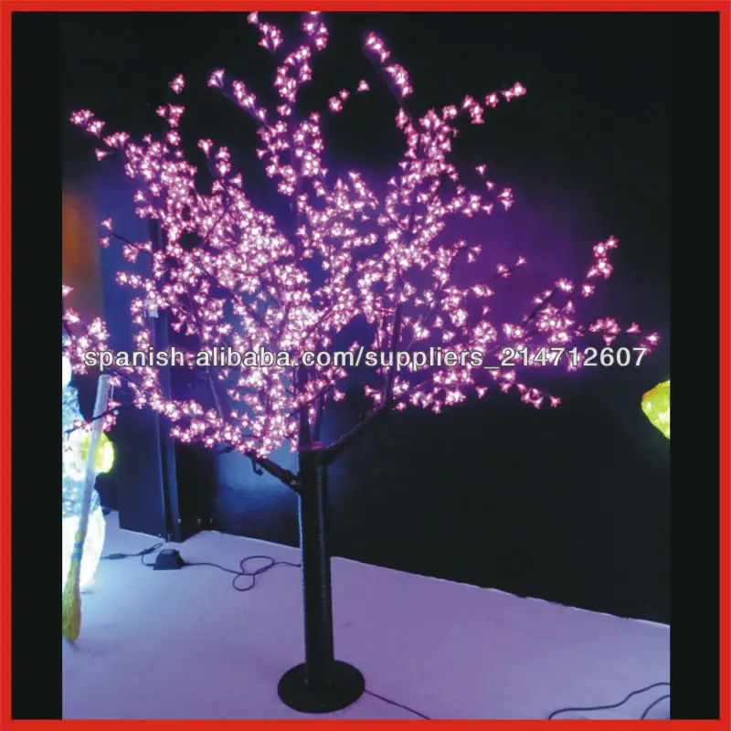 Custom design big decoration Light up cherry Trees for wedding blue colour