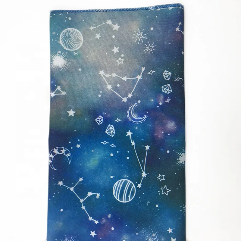 
 Индивидуальная индивидуальная печать логотипа синяя ткань 100% хлопок многофункциональная бандана  