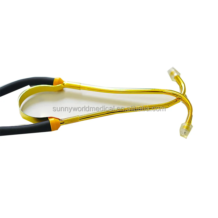 Medical Science Model Stainless Steel Dual Head Stethoscope Rose Gold