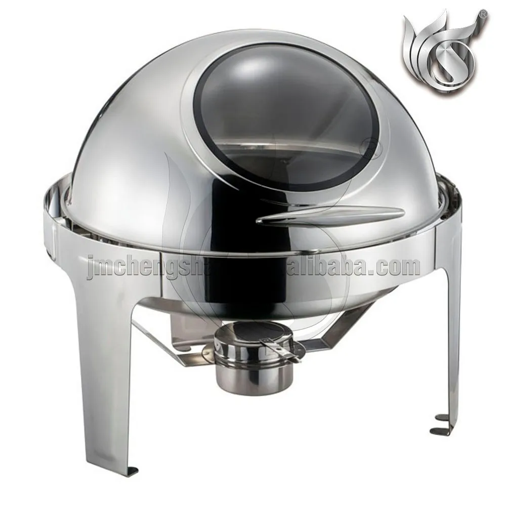 Hot Sale Commercial Food Warmers Ceramic Food Pan 9L Stainless Steel Decorative Fancy Chafing Dish Sets
