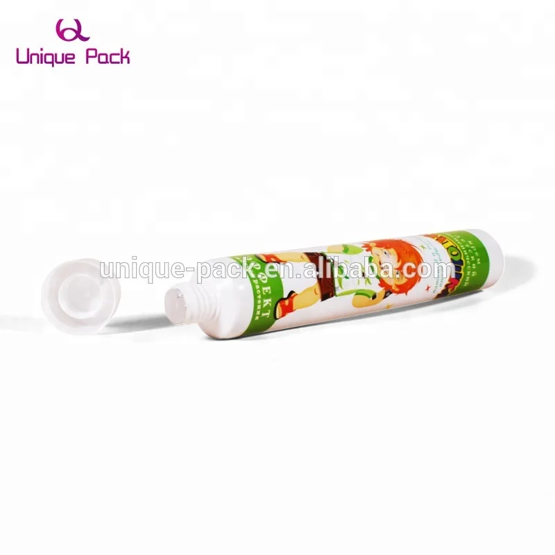 chili sauce paste Empty plastic food grade packaging transparent squeeze tube
