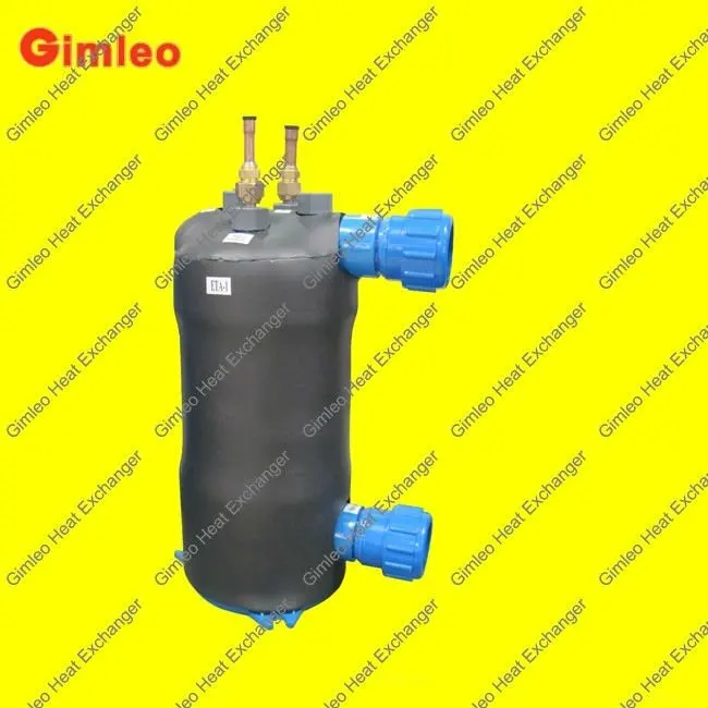 titanium liquid to liquid /water to water heat exchanger for boiler/solar