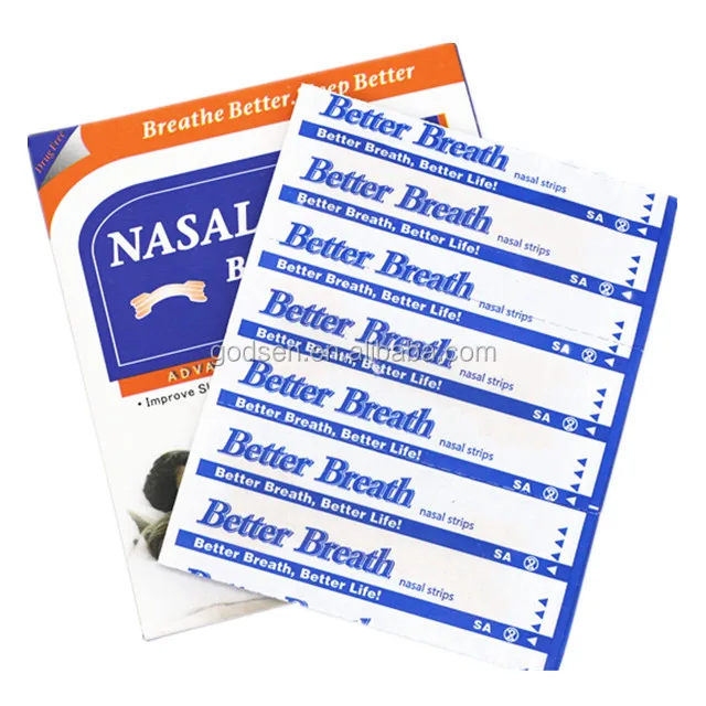 2018 Best seller with clear passage better breath nasal strips/nasal strips bulk