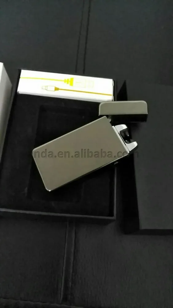 Wholesale Classic Fashionable Electric Beam Colorful Double Arc Lighter Led Usb Lighter