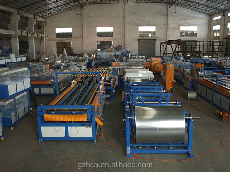 HVAC equipment duct auto Line VI , square duct manufacturing machine