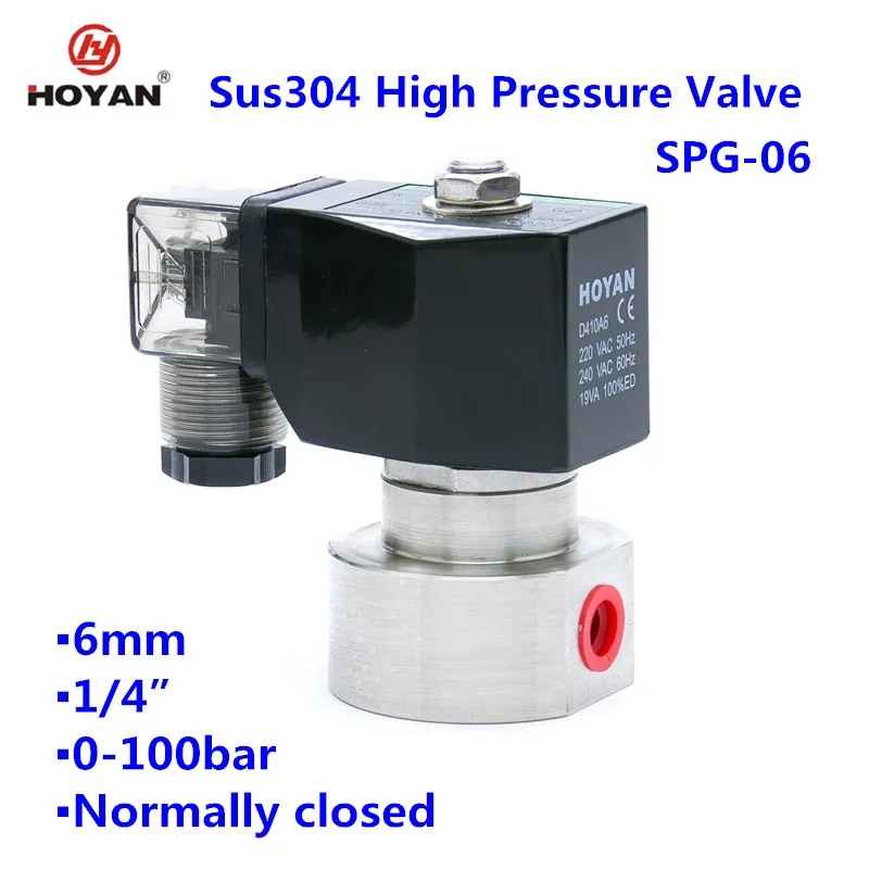 SPG-06 Best selling High pressure 1/4 inch solenoid valve normally closed
