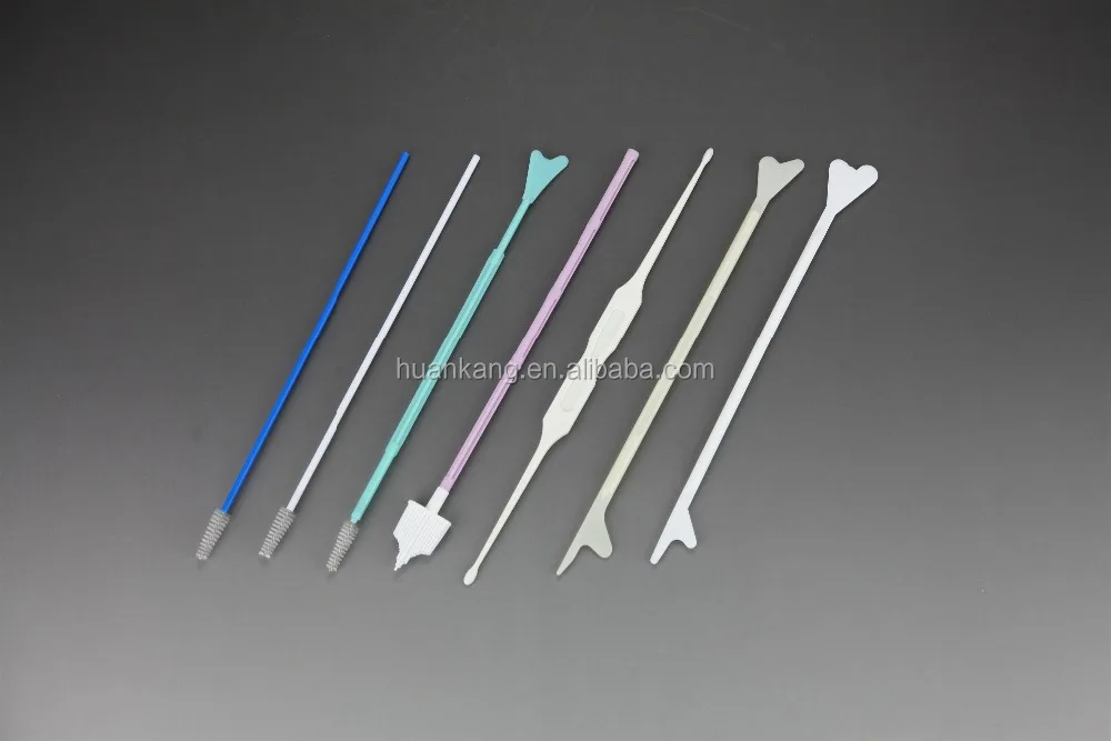disposable pap smear kit including cervical brush/cervical scraper/swab