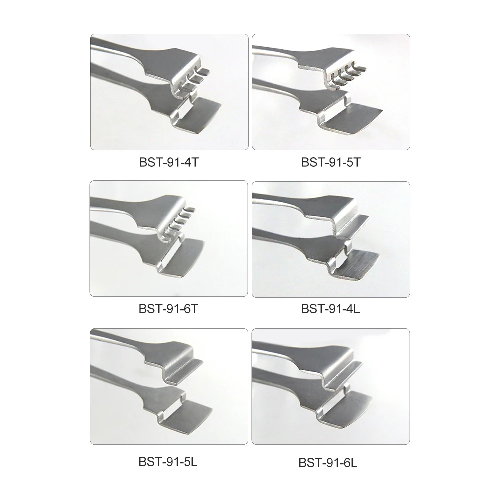 BEST-91-4T Stainless steel wafer tweezers